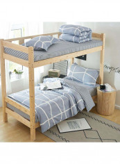 5-Piece European Style Luxury Jacquard Single Bedding Set Polyester Multicolour