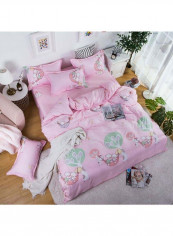 5-Piece European Style Luxury Jacquard Single Bedding Set Polyester Multicolour