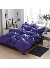 4-Piece European Style Luxury Jacquard Single Bedding Set Polyester Multicolour