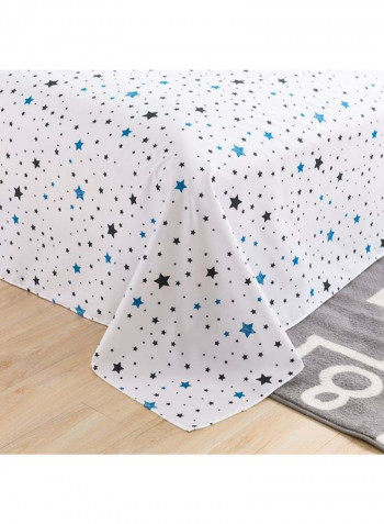 5-Piece European Style Luxury Jacquard Single Bedding Set Polyester Multicolour