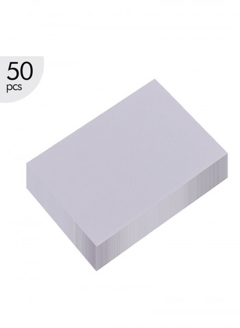 50-Piece Peel & Seal Kraft Paper Envelopes White