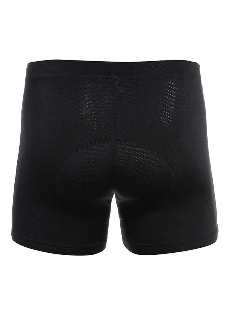 3D Padded Breathable Cycling Underwear Short Black