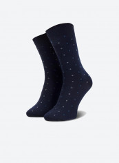 Listki Crew Length Socks Blue