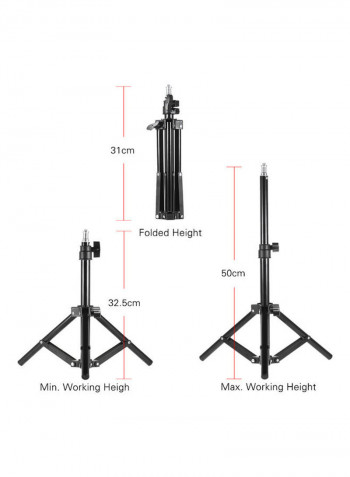 Photography Backlight Stand Holder Black