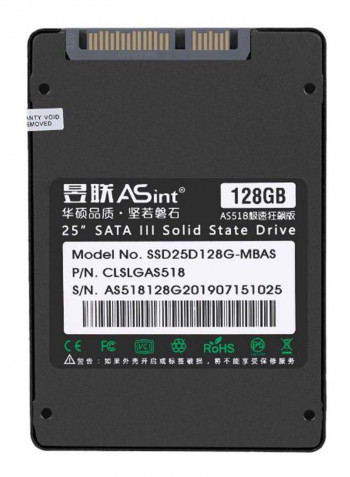 SATA SSD External Hard Drive 2.5inch Black