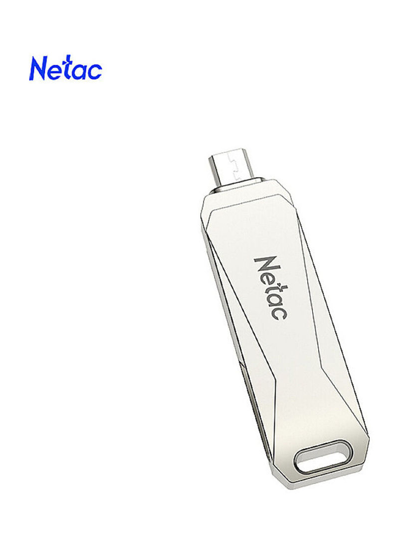 U782C Micro USB Double Interface Flash Drive Silver