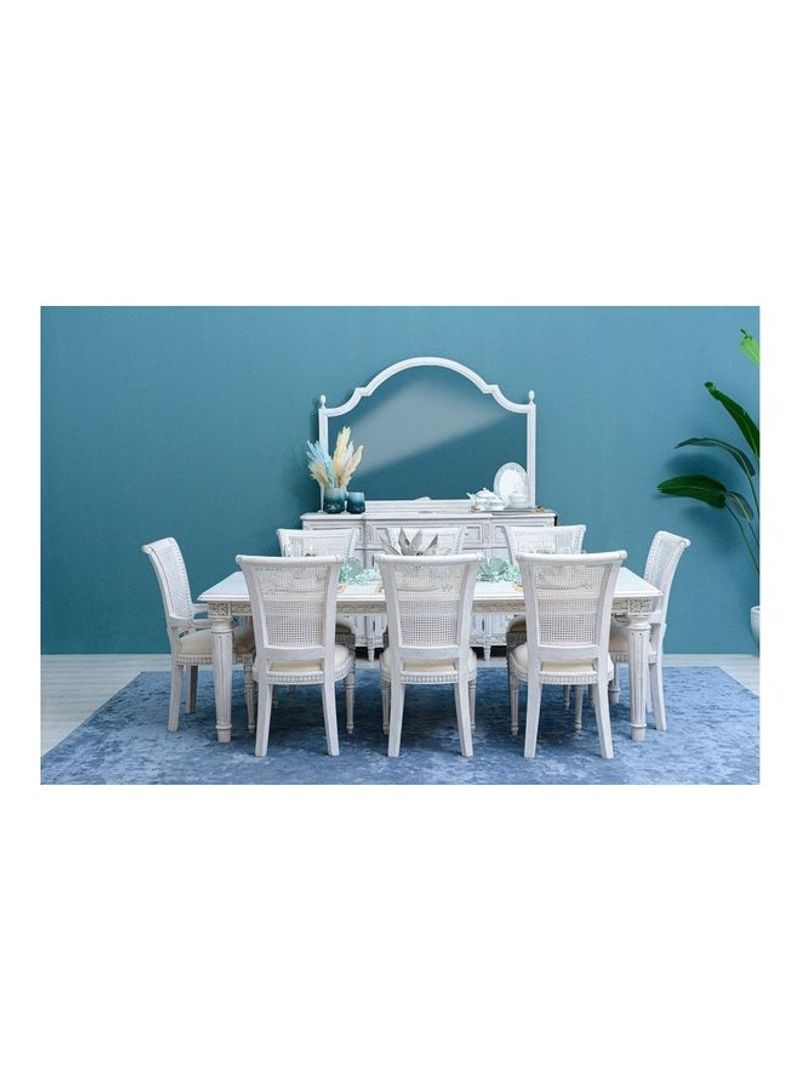 Dining Table & Chair Set White