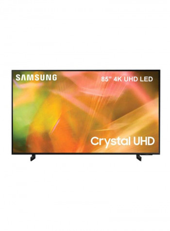 85 Inches AU8000 Crystal UHD 4K Flat Smart TV (2021) 85AU8000 Black