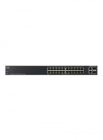 26-Port Ethernet Switch Black