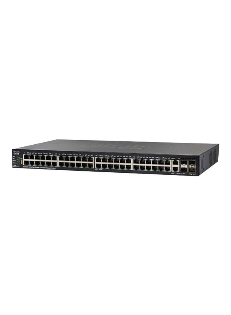550X Stackable Managed Switch 17.3x1.7x10.1inch Black