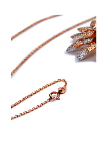 18 Karat  Gold Diamond Studded Necklace