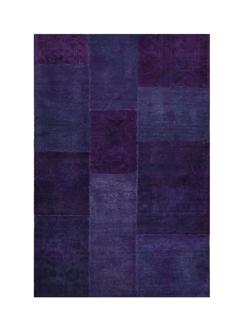 Patchwork Collection Carpet Purple 250x150centimeter