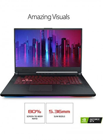 ROG Strix G Gaming Laptop With 17.3-Inch Display, Core i7 Processer/16GB RAM/512GB SSD/Nvidia GeForce GTX 1650 Graphics Card Black