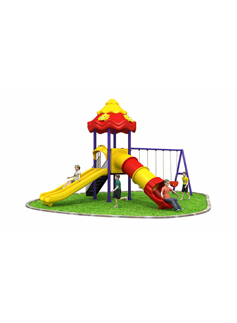 Model No: RW-11025 Children Playground Swing Slides Set 680 x 550 x 400cm