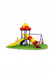 Model No: RW-11025 Children Playground Swing Slides Set 680 x 550 x 400cm
