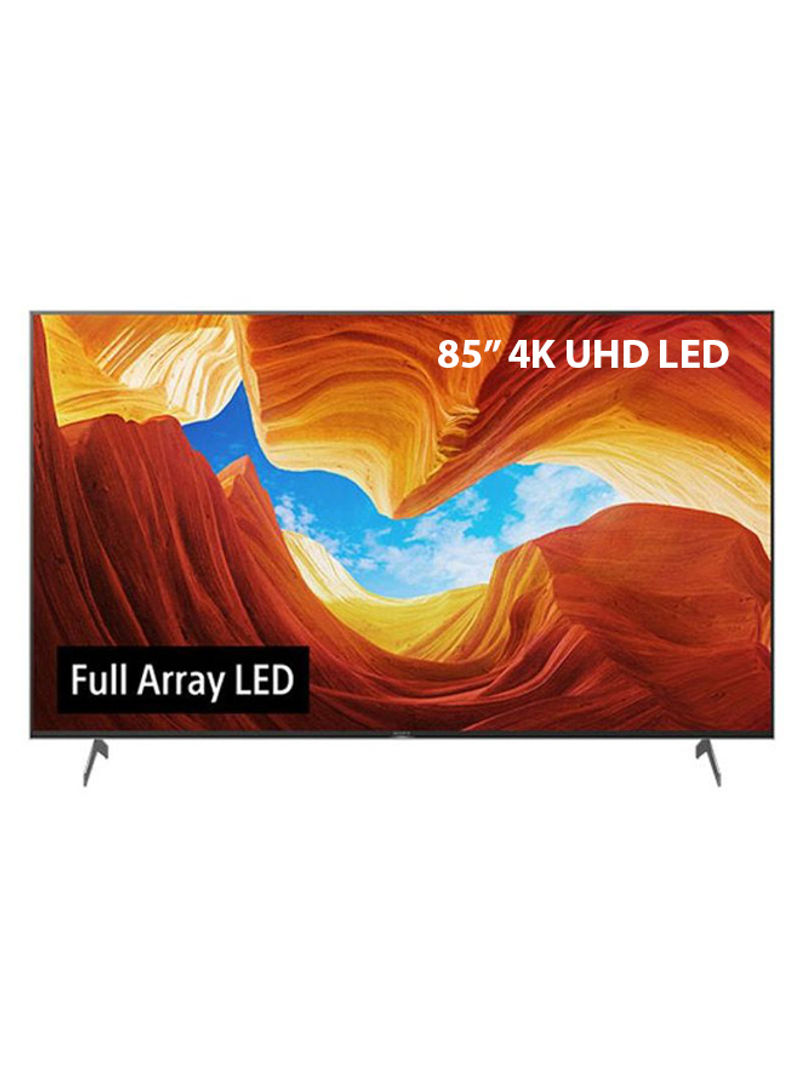 85-Inch Smart Android Full Array LED 4K Ultra HD TV X90H Series KD85X9000H Black