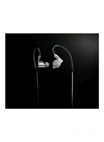 Wired In-Ear Headphones Silver/Black