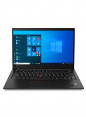 لابتوب ثينك باد X1 بشاشة مقاس 14 بوصة ومعالج كور i7/وذاكرة رام سعة 16 جيجابايت/ومحرك أقراص SSD سعة 1 تيرابايت/وبطاقة رسومات إنتل فائقة الوضوح أسود