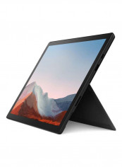 لابتوب Surface Pro 7 + قابل للتحويل 2 في 1 مع شاشة لمس مقاس 12.3 بوصة ومعالج كور i7 وذاكرة رام سعة 16 جيجابايت ومحرك أقراص SSD بسعة 512 جيجابايت وبطاقة رسومات إنتل بدقةٍ فائقة الوضوح أسود مطفأ