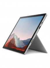 لابتوب Surface Pro 7 + قابل للتحويل 2 في 1 مع شاشة لمس مقاس 12.3 بوصة ومعالج كور i7 وذاكرة رام سعة 16 جيجابايت ومحرك أقراص SSD بسعة 512 جيجابايت وبطاقة رسومات إنتل بدقةٍ فائقة الوضوح بلاتيني