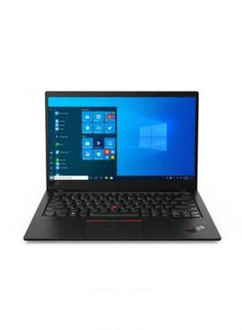 لابتوب ثينك باد X1 كربون مزود بشاشة مقاس 14 بوصة ومعالج كور i7/ الجيل العاشر/ يدعم نظام التشغيل ويندوز 10 برو/ ذاكرة رام سعة 16 جيجابايت/ محرك أقراص SSD سعة 512 جيجابايت/ بطاقة رسومات إنتل عالية الوضوح أسود