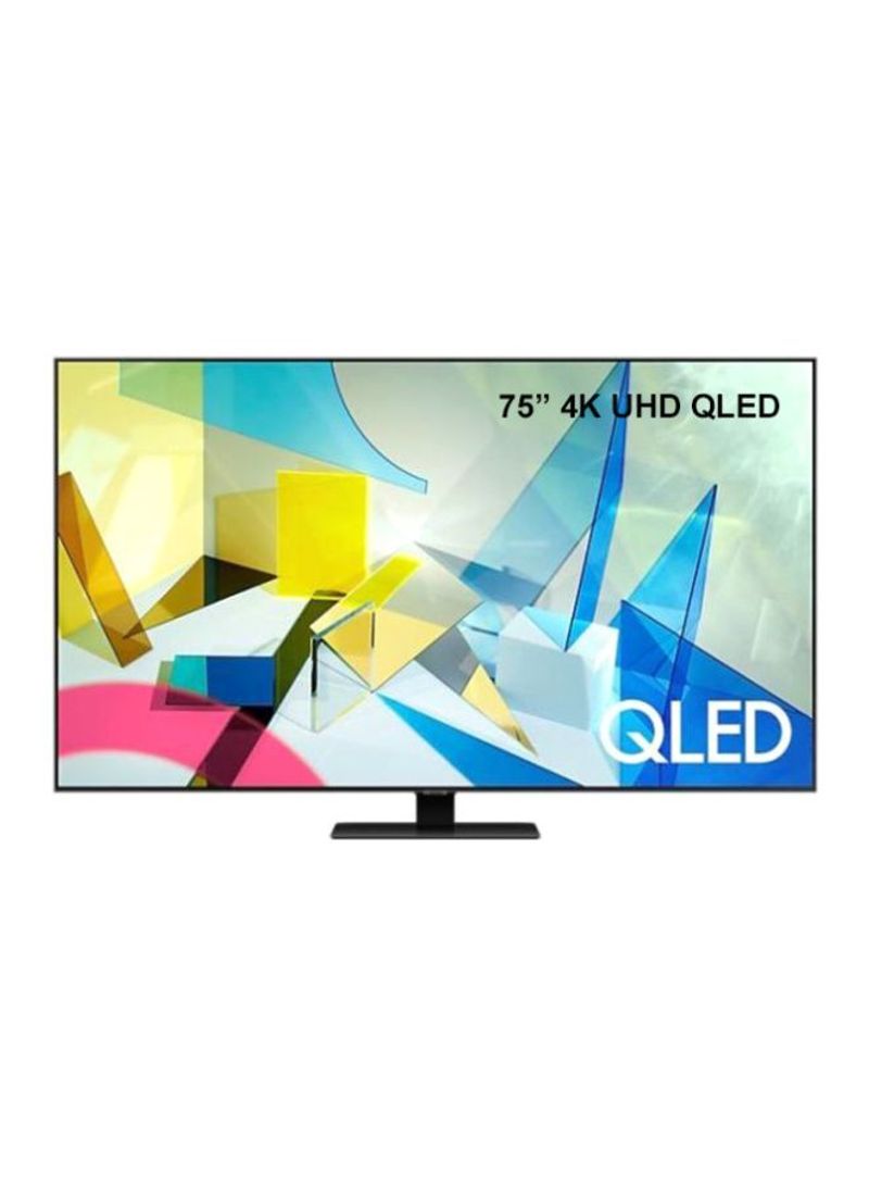 75-Inch 4K UHD Smart QLED TV QA75Q80T Black
