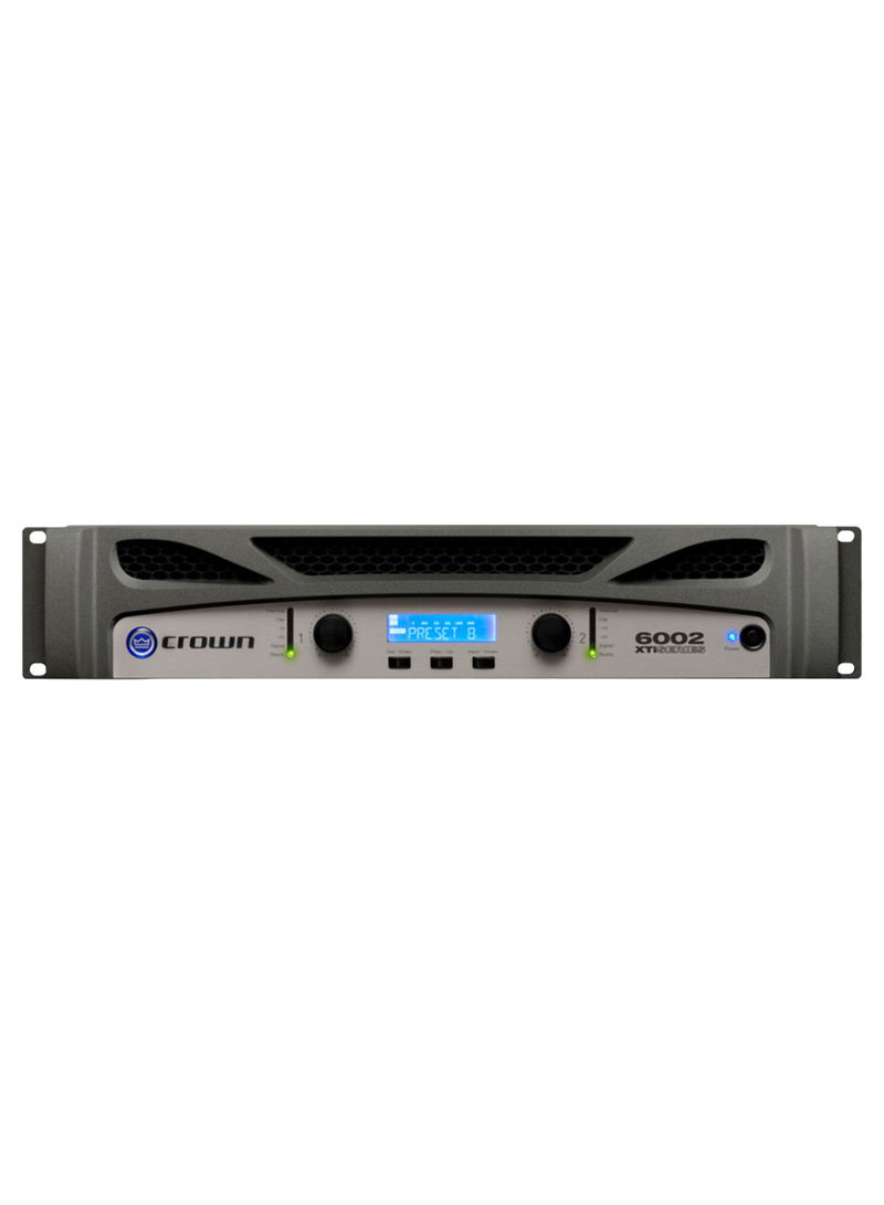 2-Channel XTi Series Audio Amplifier XTi6002 Black/Silver/Grey