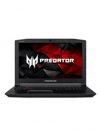 Predator Helios Gaming Laptop With 15.6-Inch Display, Core i7 Processor/16GB RAM/2TB HDD+256GB SSD Hybrid Drive/6GB NVIDIA GTX1060 Graphics Card/Arabic Keyboard Black