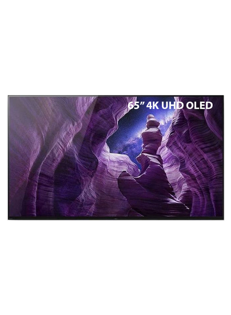 65 inch OLED Android Smart TV KD-65A8H, 4K UHD, HDR, A8H Series KD65A8H Black