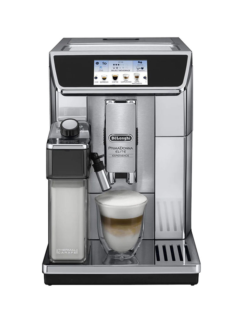 PrimaDonna Elite Experience Coffee Machine 0 l 0 W ECAM650.85.MS Silver/Black