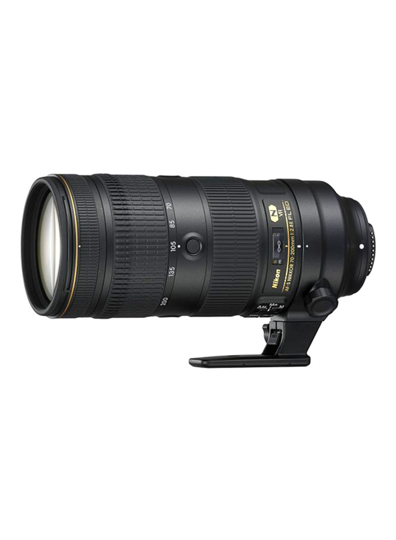 AF-S Nikkor 70-200mm f/2.8E FL ED VR SLR Lens For Nikon Camera Black