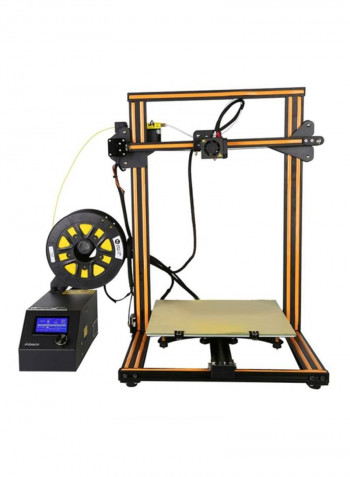 CR-10S Self-Assembly 3D DIY Printer 61.5x60x49cm Black/Orange/Beige