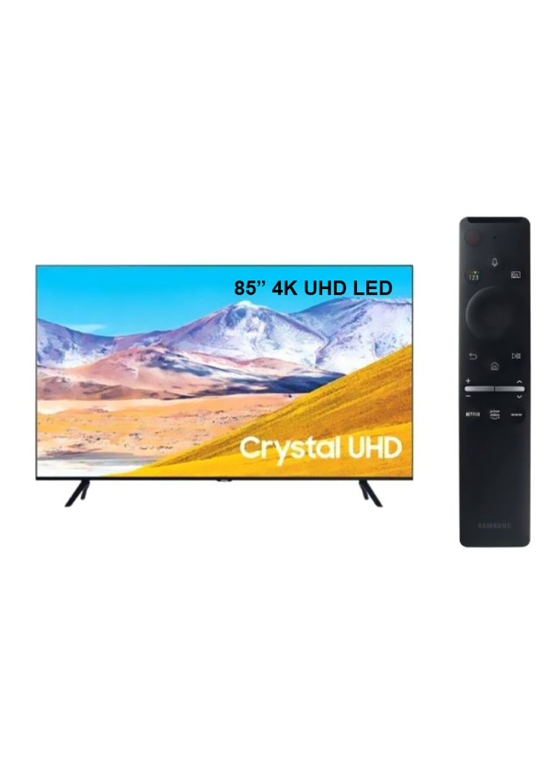 85-Inch 4K UHD Smart LED TV  And Smart Remote Control 85TU8000 Black