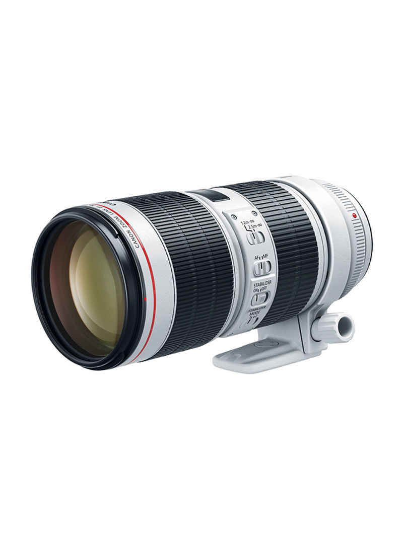 EF 70-200mm f/2.8L IS III USM Lens White/Black