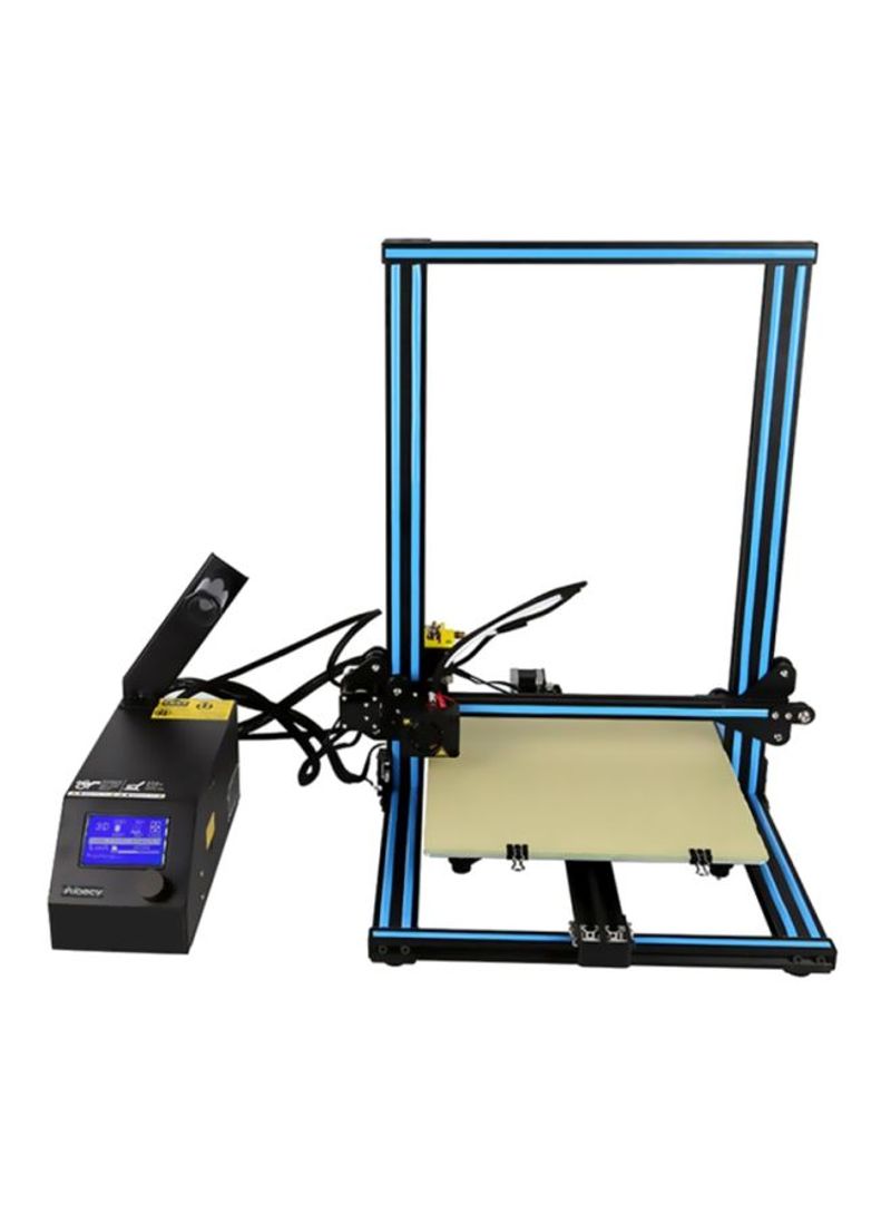 CR-10 Aluminium Frame DIY 3D Printer 61.5x60x49cm Black/Blue