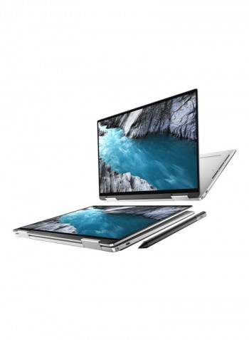 XPS-13-7390-2091-SL Convertible 2-In-1 laptop With 13.4-Inch Display, Core i7 Processor/16GB RAM/512GB SSD/Intel Iris Plus Graphics Silver/Black