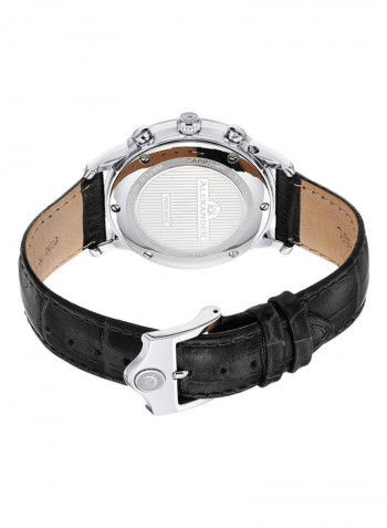 Men's Statesman Chieftain Leather Chronograph Wrist Watch A101-01