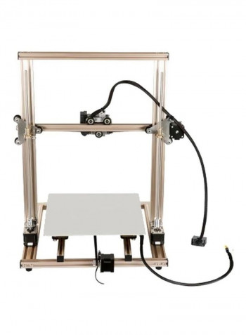 Large DIY 3D Printer With Touchscreen 13.5x13.5x1cm Silver/Black