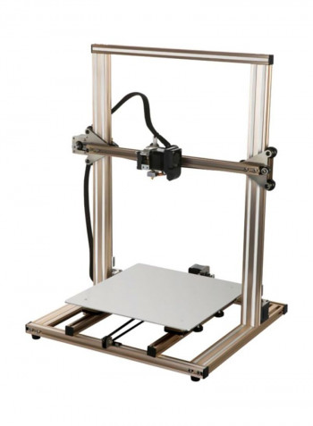 Large DIY 3D Printer With Touchscreen 13.5x13.5x1cm Silver/Black