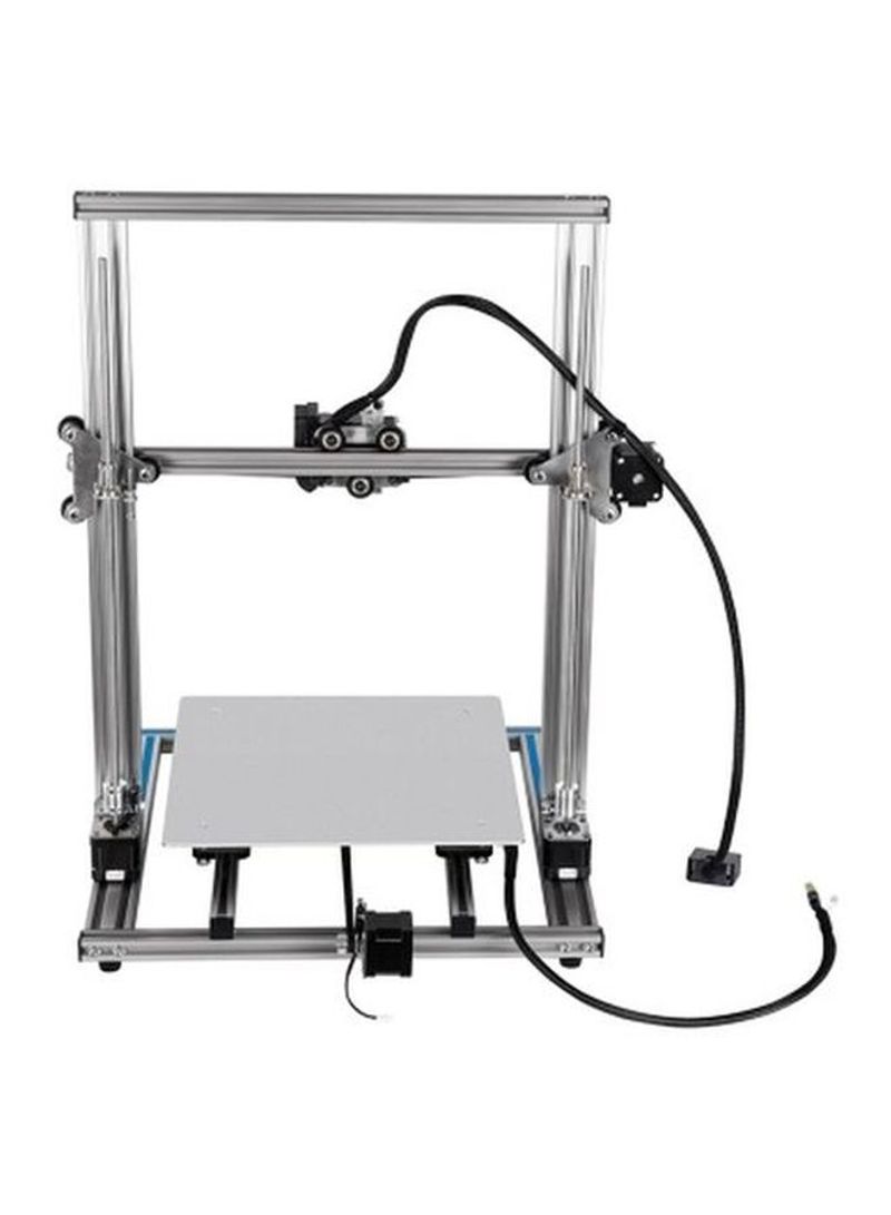 Large DIY 3D Printer With Touchscreen 13.5x13.5x1cm Silver/Blue