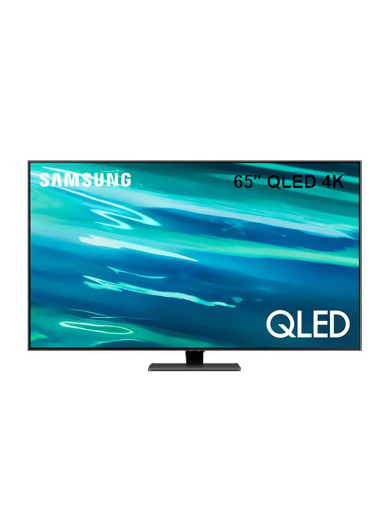 65 Inches Q80A QLED 4K Smart TV (2021) 65Q80AA Silver