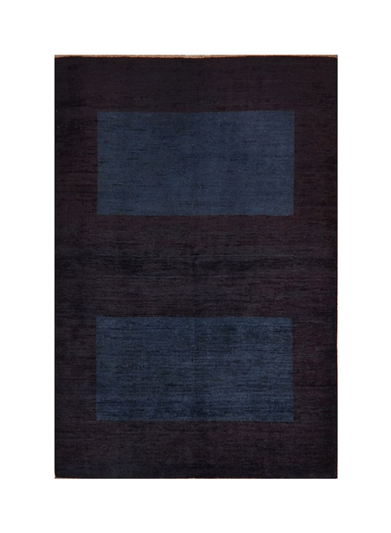 Modern Chooby Carpet Black/Blue 200x150centimeter