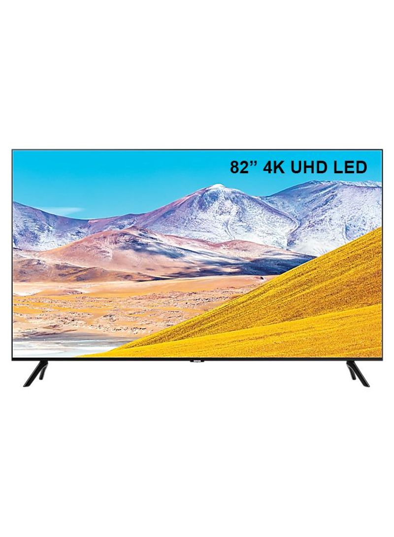 82-Inch Crystal 4K UHD Smart LED TV UA82TU8000UXZN Black