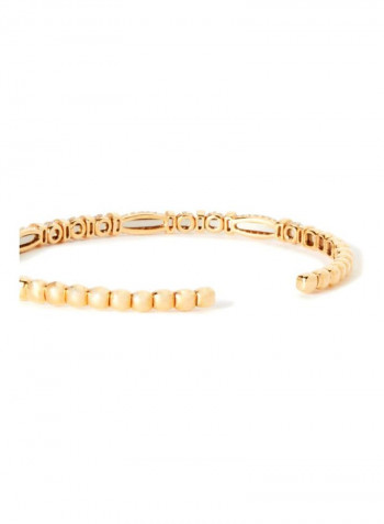 18 Karat  Yellow Gold Diamond Bangle