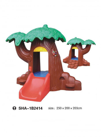 Playhouse With Slide 250x 203x 200centimeter