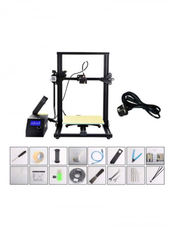 CR-10S Self-assembly 3D DIY Printer 61.5x60x49cm Black