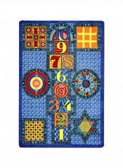 Kid Essentials Active Play And Juvenile Games Galore Area Rug Multicolour 327.66 x 401.32centimeter