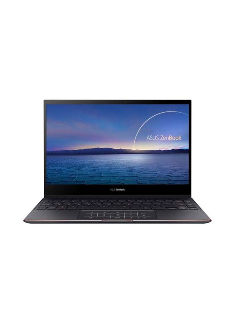 ZenBook Flip S Convertible 2-In-1 Laptop With 13.3-Inch Display, Core i7-1165G7 Processor/16GB RAM/1TB SSD/Intel Iris Xe Graphics/Backlit-Eng-Arb-KB Jade Black