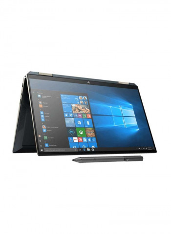 Spectre x360 Convertible 2 In 1 Laptop With 13.3-Inch Diplay, Core i7 1065G7 Processor/16GB RAM/1 TB SSD/Intel Iris Plus Graphics Poseidon Blue