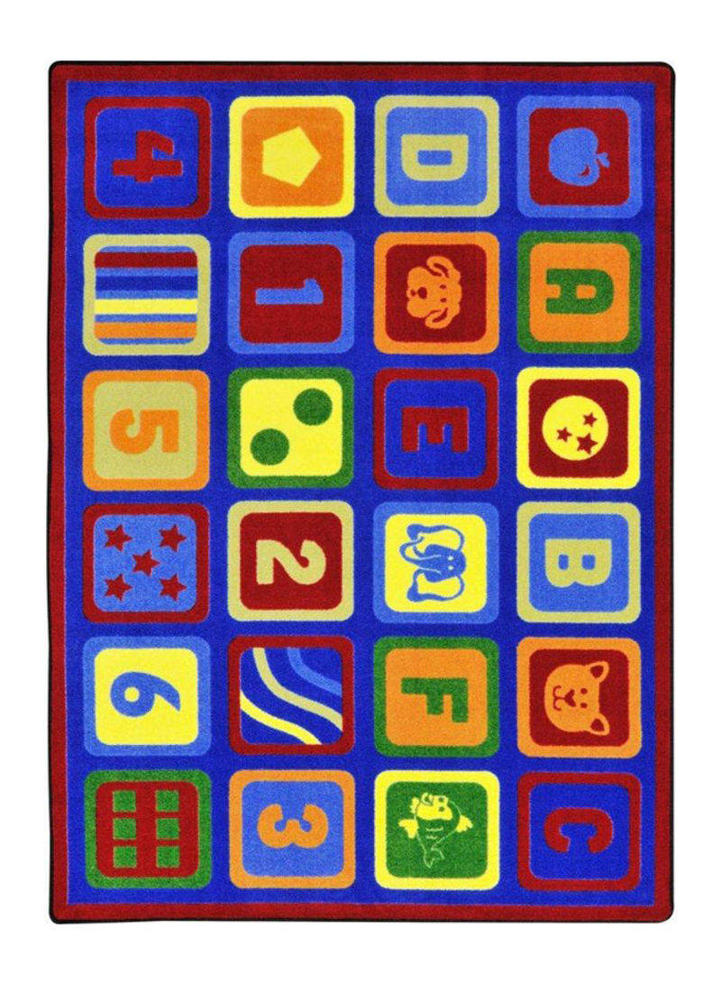 Kid Essentials Early Childhood Letters Count Rug Multicolour 327.66 x 401.32centimeter